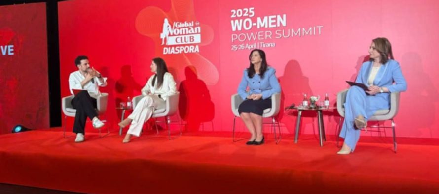 Rina Ajdari në samitin “Global Woman Club” në Tiranë, flet për kontributin e diasporës