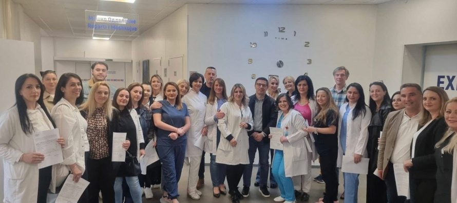 Ngritje profesionale për 22 punonjëse në Spitalin e Gostivarit