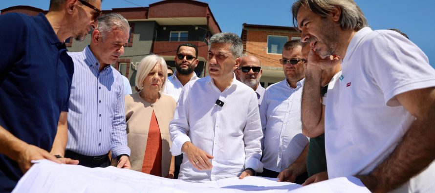 Mexhiti dhe Ganiu inspektojnë investimin në Sahat Kullë – mungojnë përfaqësuesit e tjerë të VLEN-it