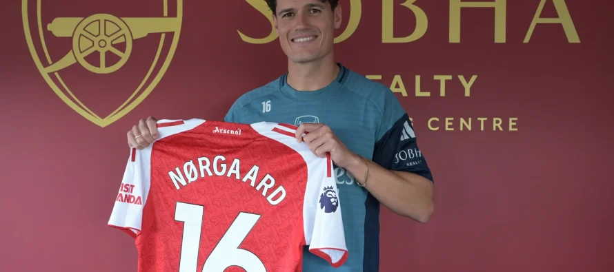 Arsenali prezanton Norgaardin