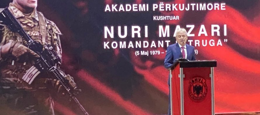 Ali Ahmeti nderon Nuri Mazarin: “Komandant Struga i dha idealit fytyrën e guximit”