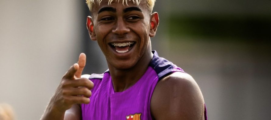 Lamine Yamal magjeps Barcelonën në rikthimin e tij në stërvitje