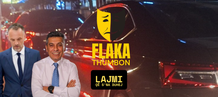 Flaka thumbon: Qeverisja me shkëlqim – reflektimi i llambave të veturave zyrtare në mesnatë