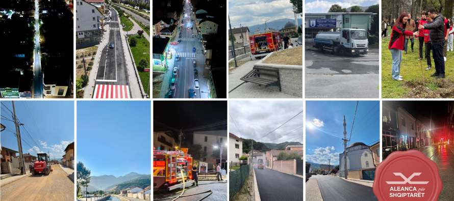 Investime konkrete dhe punë të pandërprera në Gostivar dhe Vrapçisht – modeli qeverisës i Aleancës për Shqiptarët