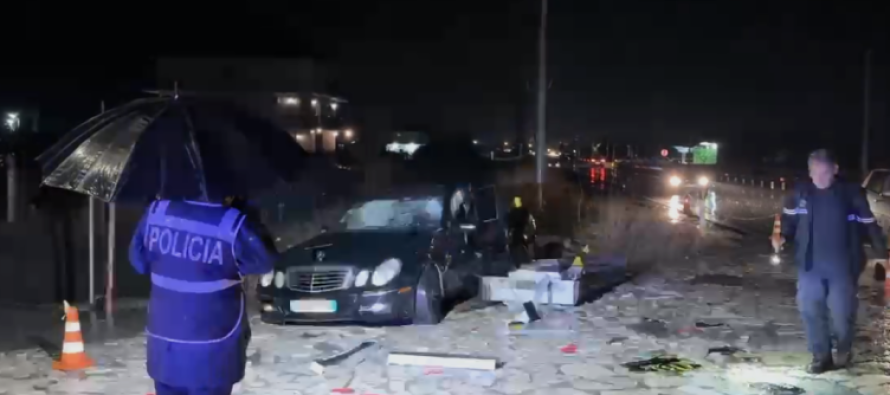 Aksident në Shkodër, dy automjete përplasen në rrugën nacionale