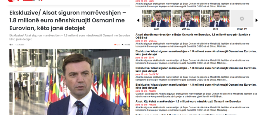 Sondazhi për Çairin dhe mesazhi i Borrellit ndezin sulmet e mediave proqeveritare VMRO-VLEN ndaj Bujar Osmanit