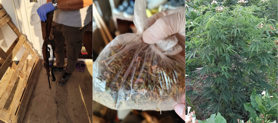 Policia arreston një person për drogë dhe armë