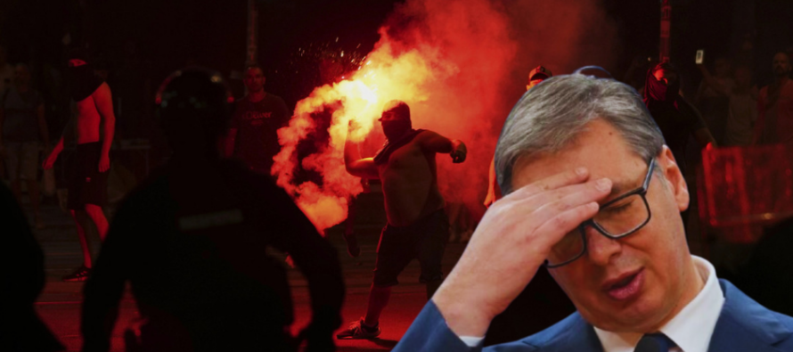 Serbia kalon një natë të tensionuar me incidente dhe dhunë