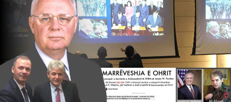 James W. Pardew formësoi dhe firmosi Marrëveshjen e Ohrit, si e tillë, nuk guxon të preket!