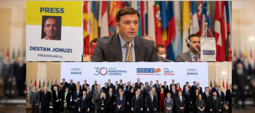Jonuzi: Samiti i OSBE-së në Shkup – sukses i pathyeshëm diplomatik