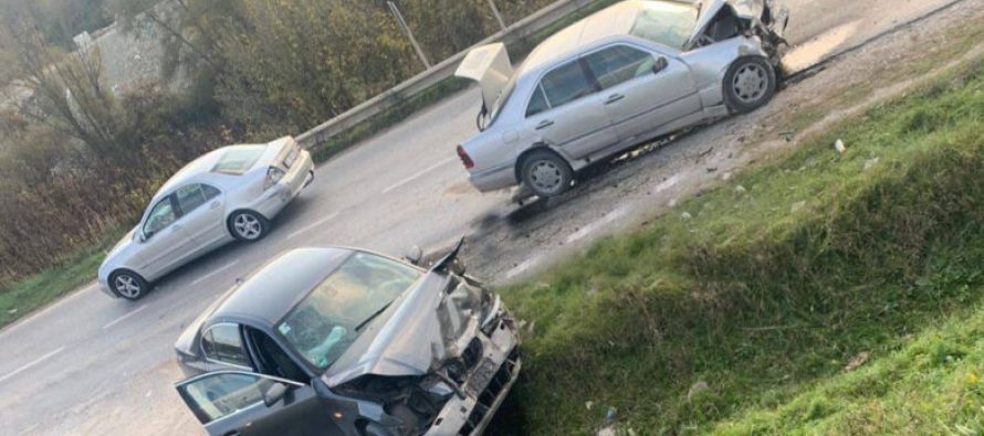 Katër të lënduar në aksidentin e rëndë në Bresalc të Gjilanit