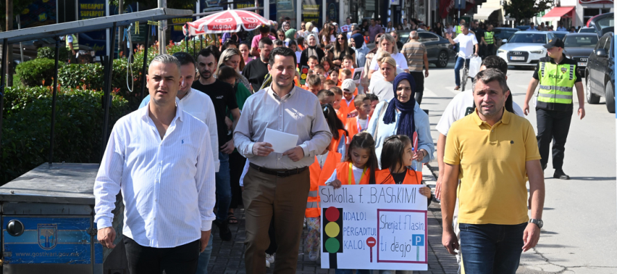 Gostivar: Fushatë për rritjen e sigurisë së fëmijëve në komunikacion