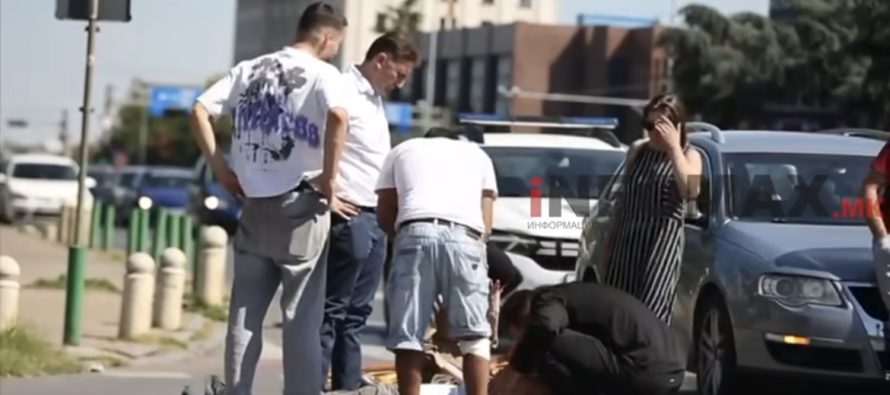 Gjesti human i një doktori: Bujar Osmani ndihmon një të aksidentuar në Shkup