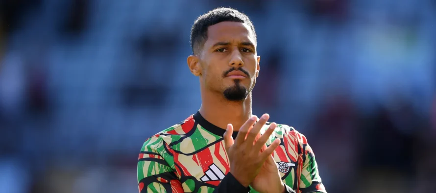Arsenal në alarm: Saliba nën vëzhgim për një problem në shpinë