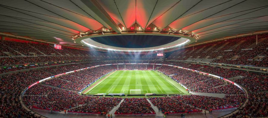 Estadio Metropolitano pret finalen e Champions League 2027