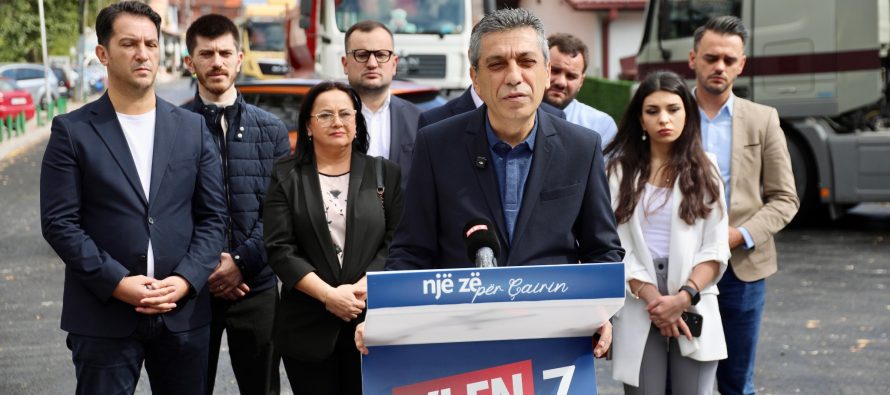 Izet Mexhiti “zhduk” Visar Ganiun: Inauguron investime në Çair pa praninë e tij