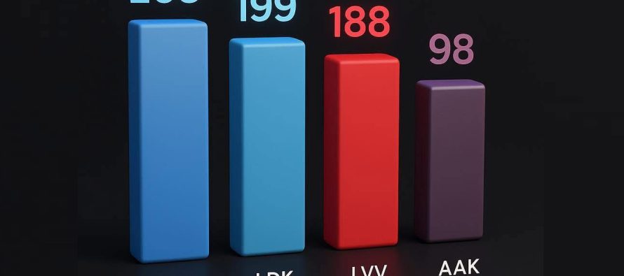 Zgjedhjet në Kosovë – Kuvendet Komunale, PDK e para, LDK e dyta, Vetëvendosja parti e tretë