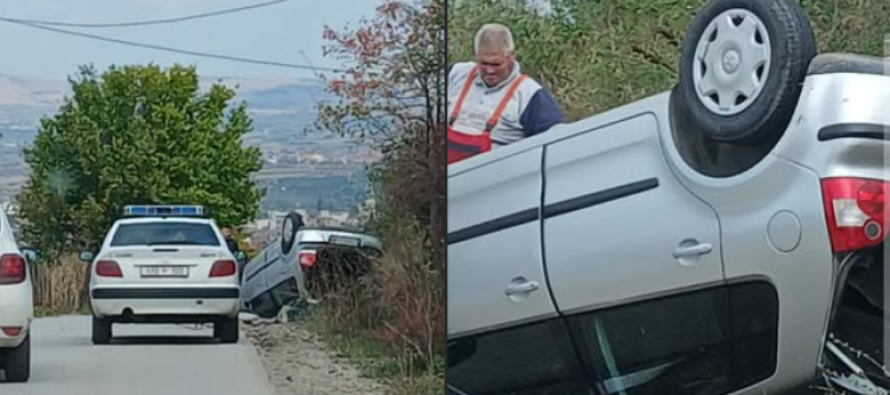 Rramnli, Kumanovë: Vetura rrokulliset, disa persona të lënduar