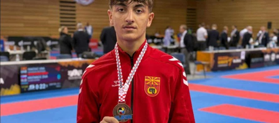 Isa Elmazi fiton medalje të bronztë në Kampionatin Ballkanik të Karatesë në Kroaci