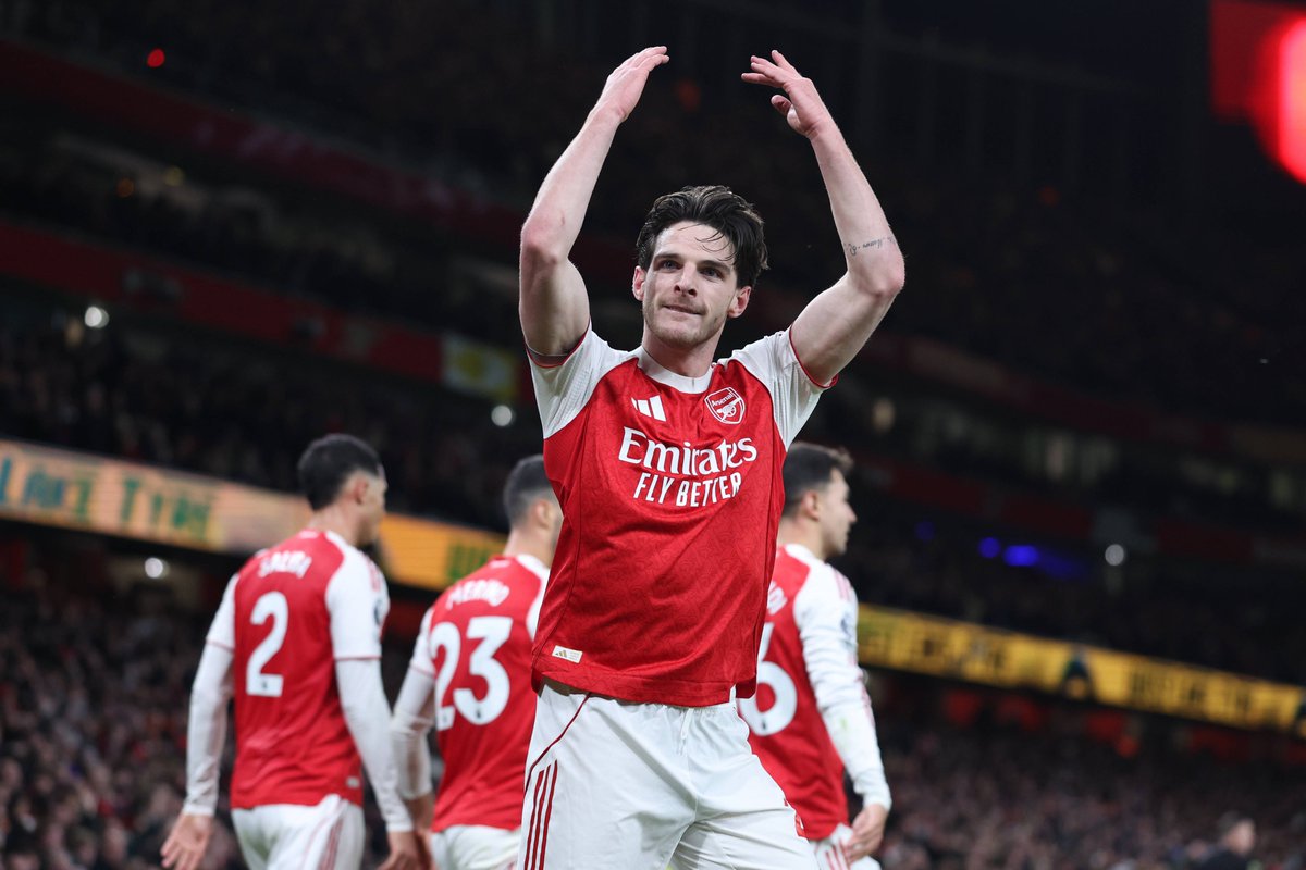 Declan Rice  lideri i mesfushës së Arsenalit  një sezon që konfirmon investimin afatgjatë