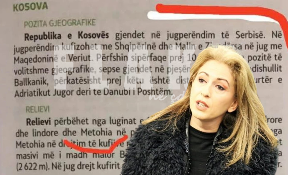 Skandal i ri me librat shkollorë  Kosova quhet Metohi dhe pjesë e territorit të Serbisë