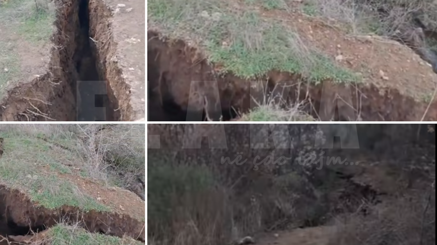 Rrëshqitje e dheut edhe në hyrje të fshatit Likovë