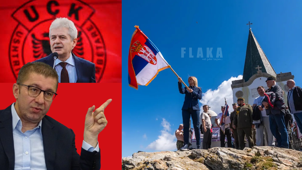 Serbia shpalli Manastirin  tokë serbe   Mickoski heshti   por del kundër protestës në mbrojtje të çlirimtarëve të UÇK së