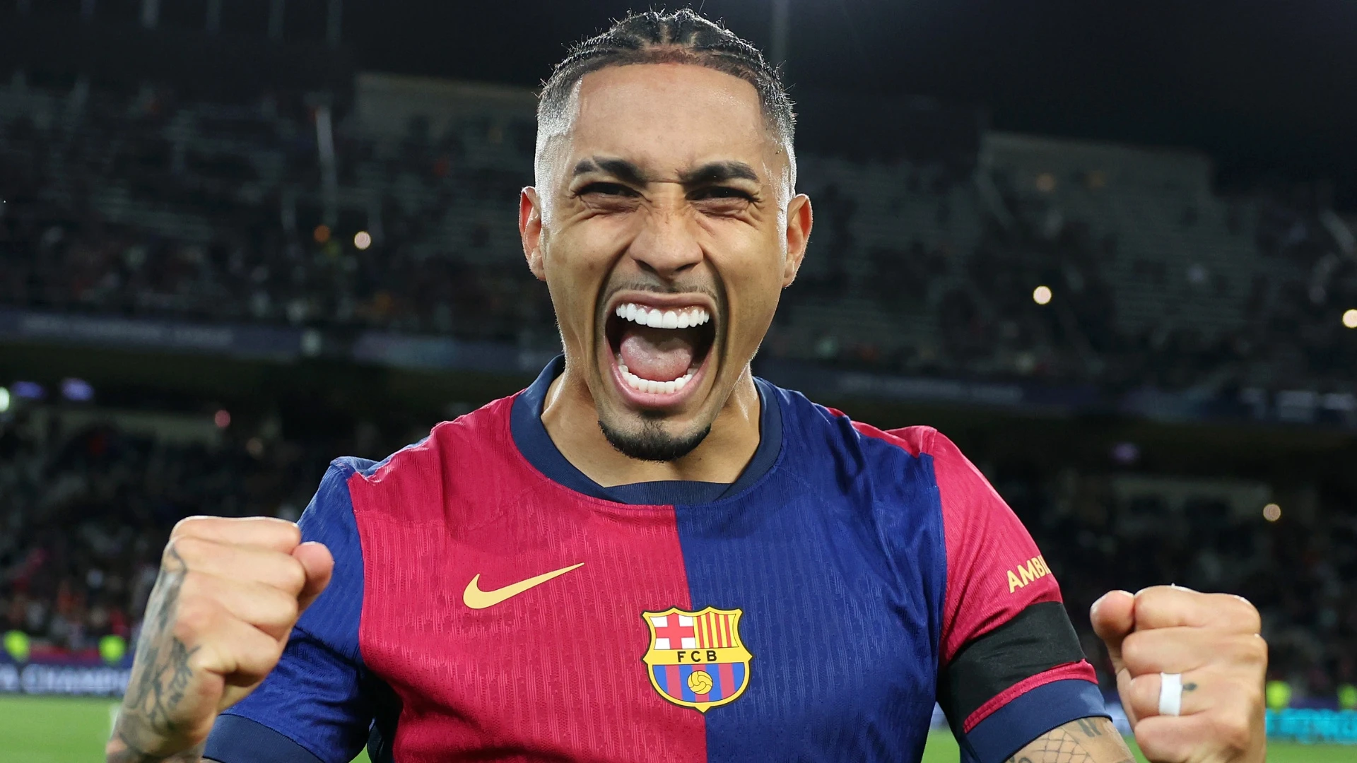 Raphinha i vendosur  Nuk largohet nga Barcelona pa fituar Champions League