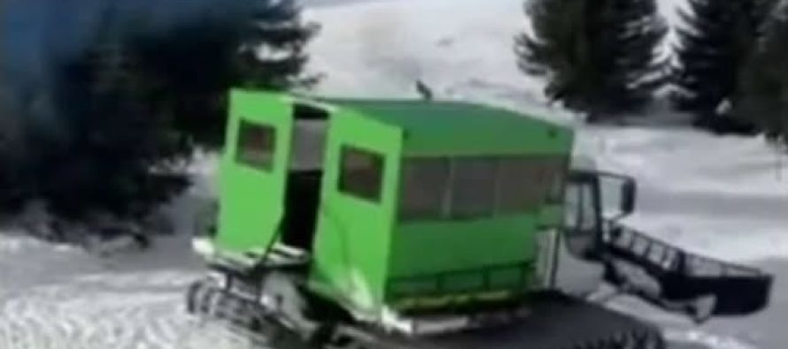 Zbulohen pesë makina për rrafshimin e borës që transportonin ilegalisht pasagjerë në Malin Sharr