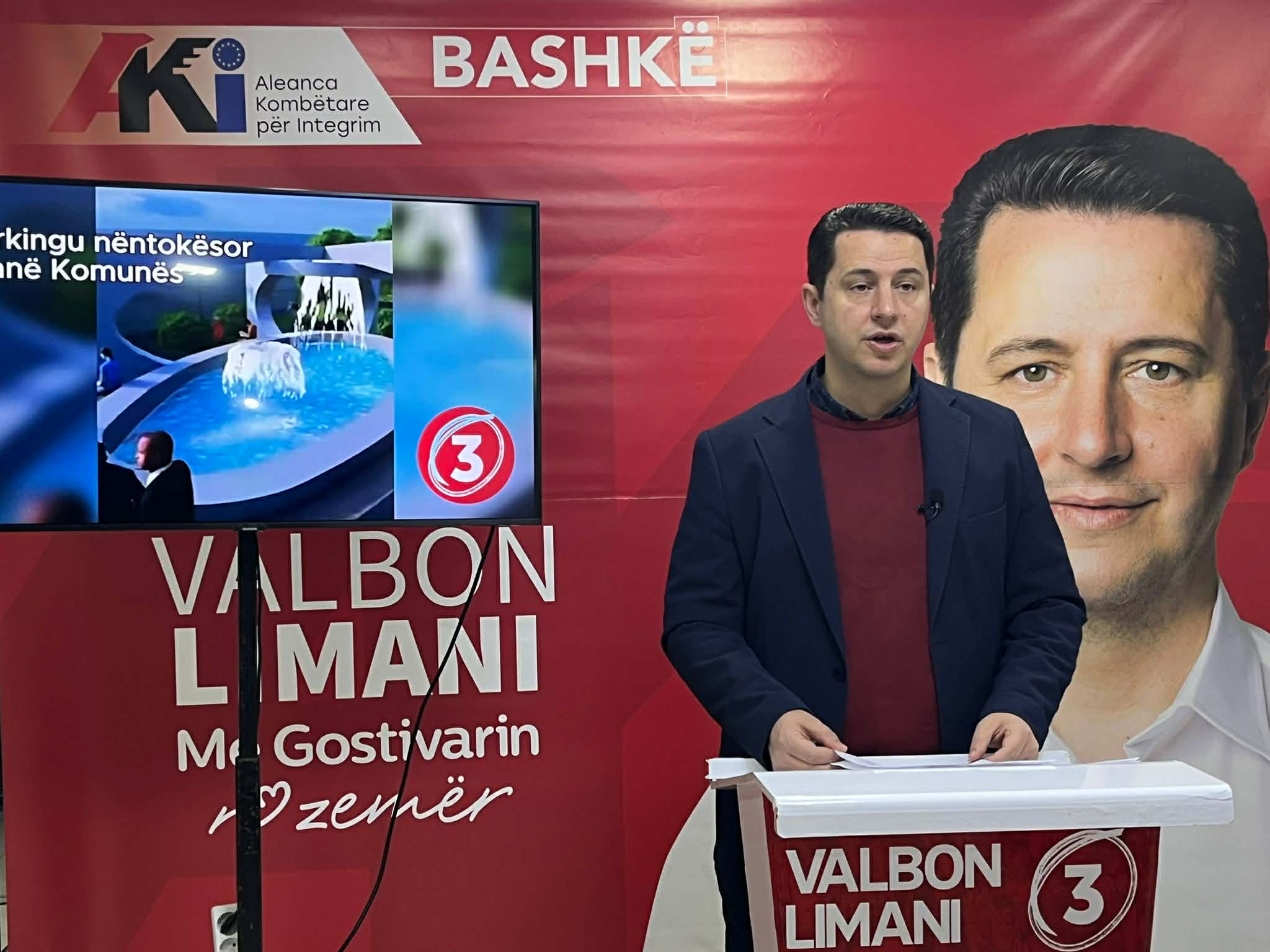Valbon Limani prezanton 3 projekte 345 vendparkime dhe transformim të qendrës dhe parkut të qytetit