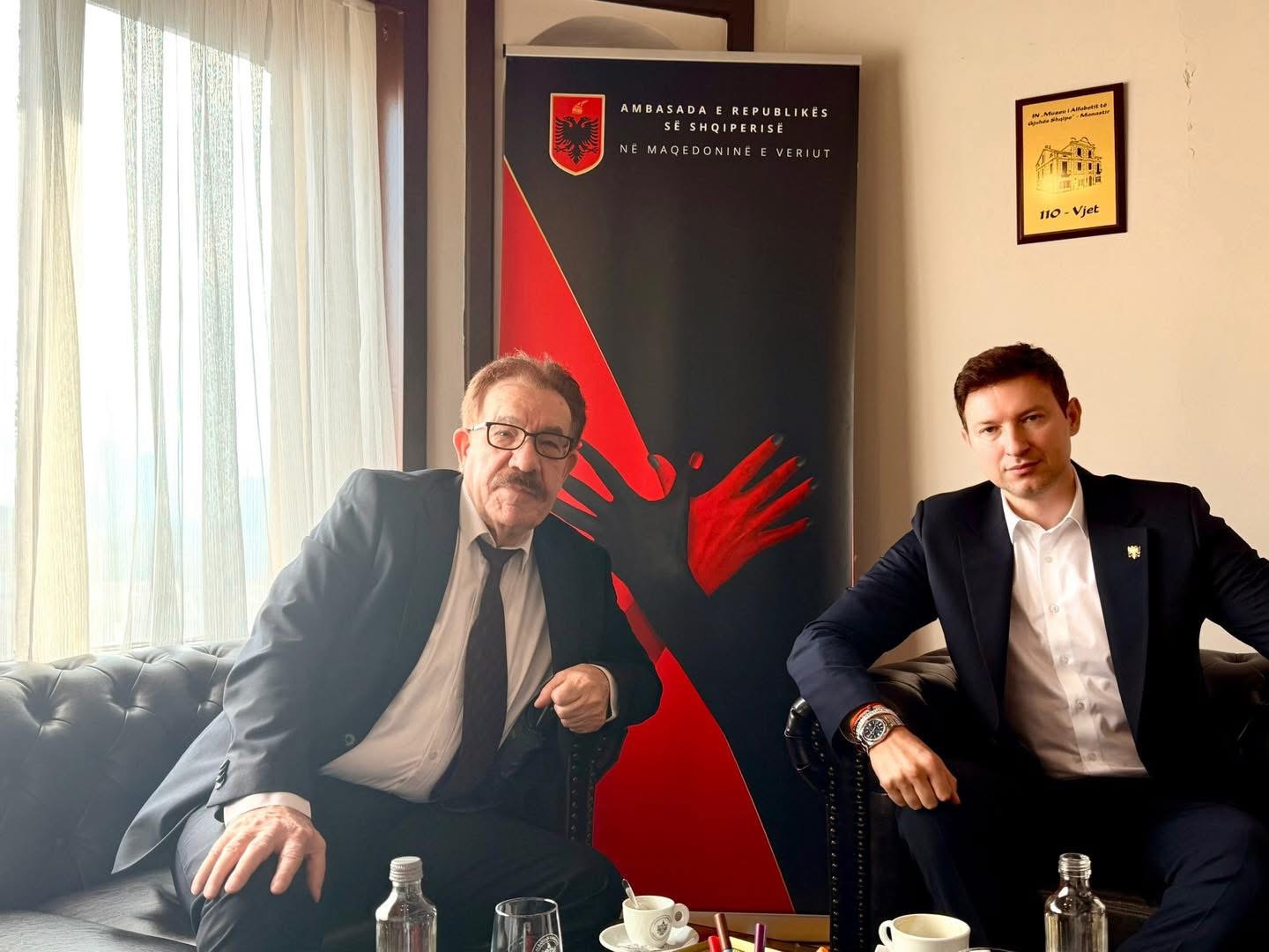 Meidani takon zëvendësguvernatorin e Bankës Popullore të RMV-së: Fokus te ekonomia, gjuha shqipe dhe integrimi financiar evropian