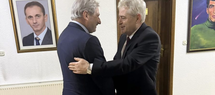 Ali Ahmeti takon Johannes Hahn: Integrimi në BE mbetet prioritet i pakontestueshëm