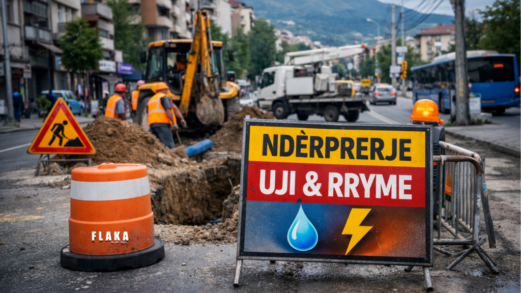 Ndërprerje uji dhe energjie elektrike sot në disa pjesë të Shkupit