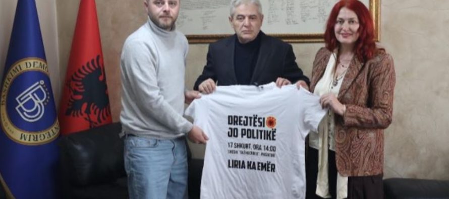 “Liria ka Emër” viziton Maqedoninë e Veriut dhe merr mbështetjen e Ali Ahmetit për marshin e 17 shkurtit