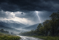 DPHM paralajmëron stuhi lokale pasdite, reshje të rrëmbyeshme, bubullima dhe rënie të temperaturave