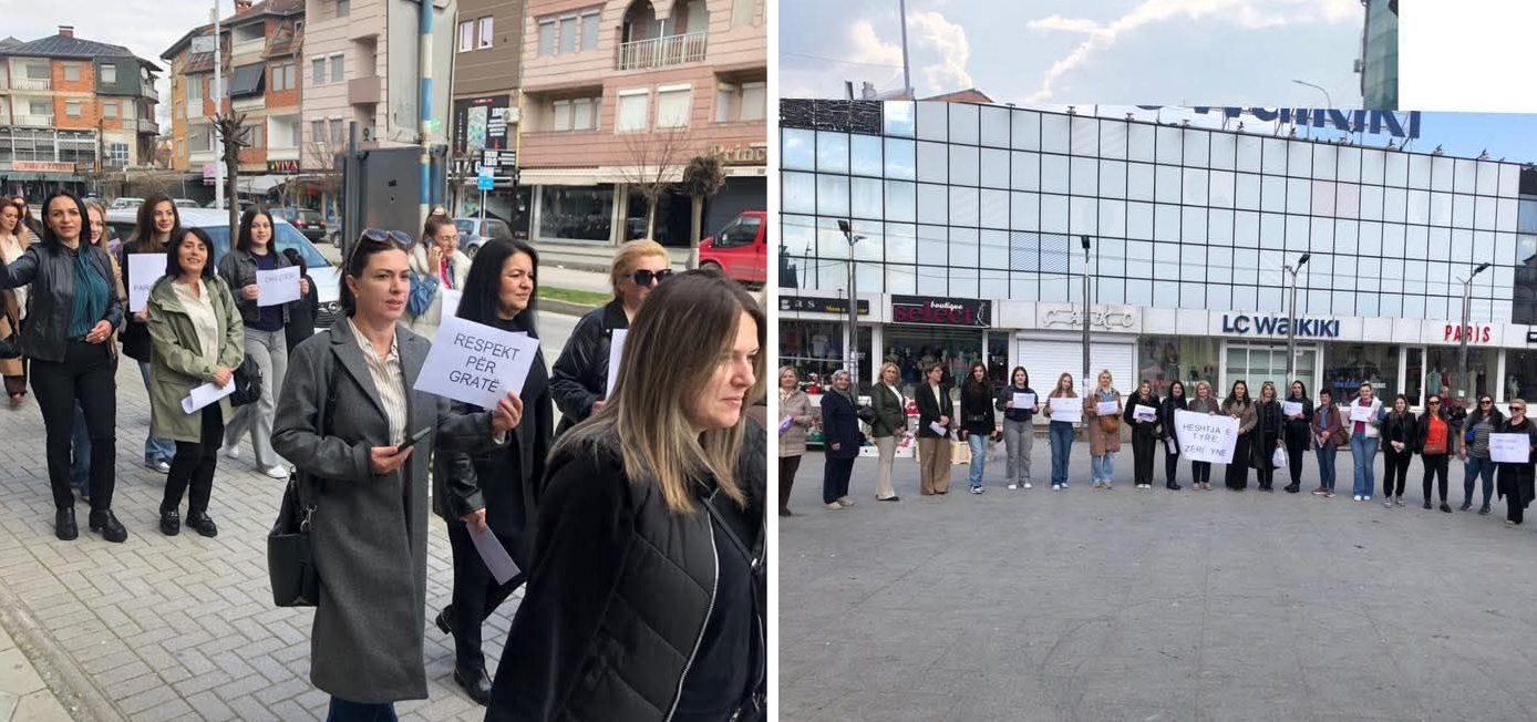 Marsh për 8 Marsin në Gostivar: “Heshtja e tyre, zëri ynë!”