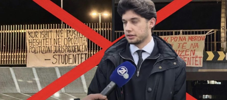 Mevlan Ademi: Mos na përdorni! Pankartat nuk janë të studentëve