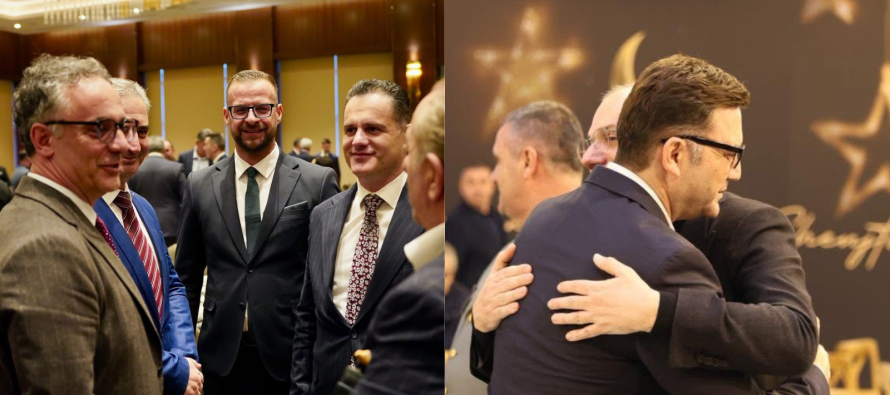 Të VLEN-it në iftar te Mickoski, opozita shqiptare te Edi Rama