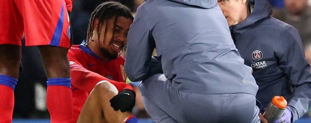 Bradley Barcola jashtë fushës për disa javë pas dëmtimit kundër Chelsea