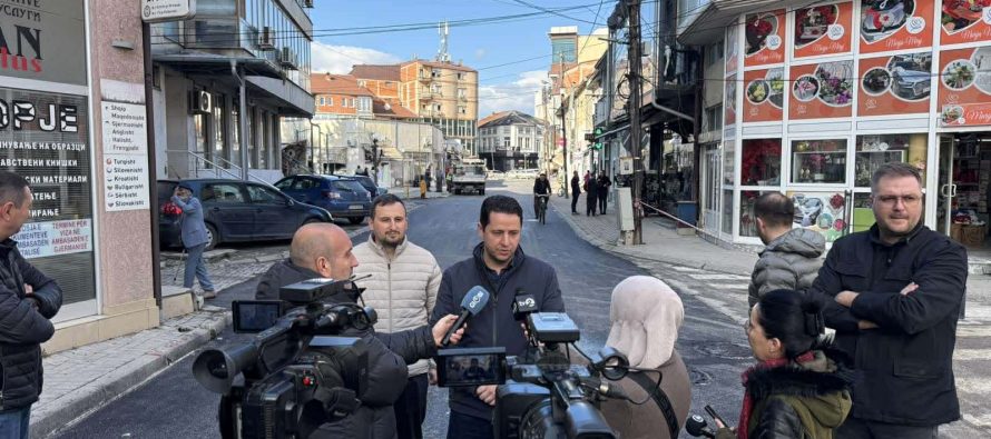 Gostivari me rrugë të re në qendër: Rikonstruksioni realizohet me sistemin Gjeogrid