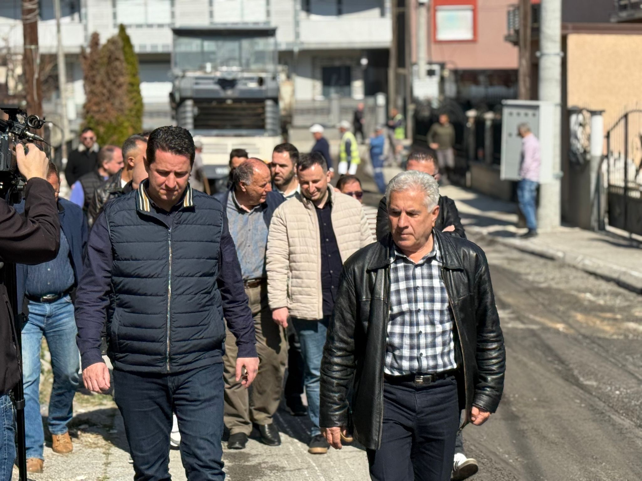 Lagja Lajthia  Valbon Limani promovoi fillimin e punimeve në dy rrugë