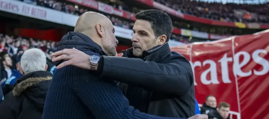 Pep Guardiola lavdëron Arteta: “Arsenal pothuajse i pamposhtur”
