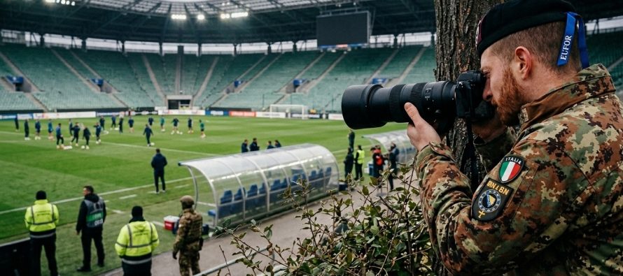 Ushtari italian ndalohet duke filmuar stërvitjen e Bosnjës: Polemika para ndeshjes