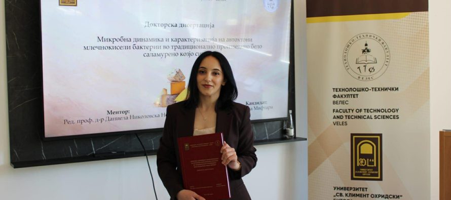 Hava Miftari doktoron me studim mbi mikrobiotën në produktet tradicionale