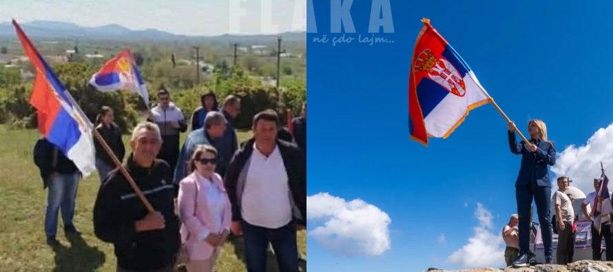 Dje erdhën nga Beogradi, sot dalin vetë: Flamujt serbë në Demir Kapi ndezin alarmin për identitetin”