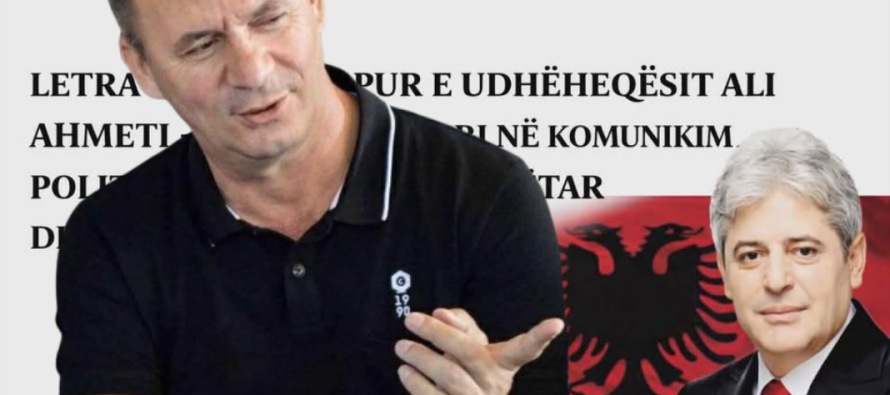 Letra e parë e hapur e Ali Ahmeti – një moment i ri në komunikimin politik, shtetëror, kombëtar dhe ndërkombëtar