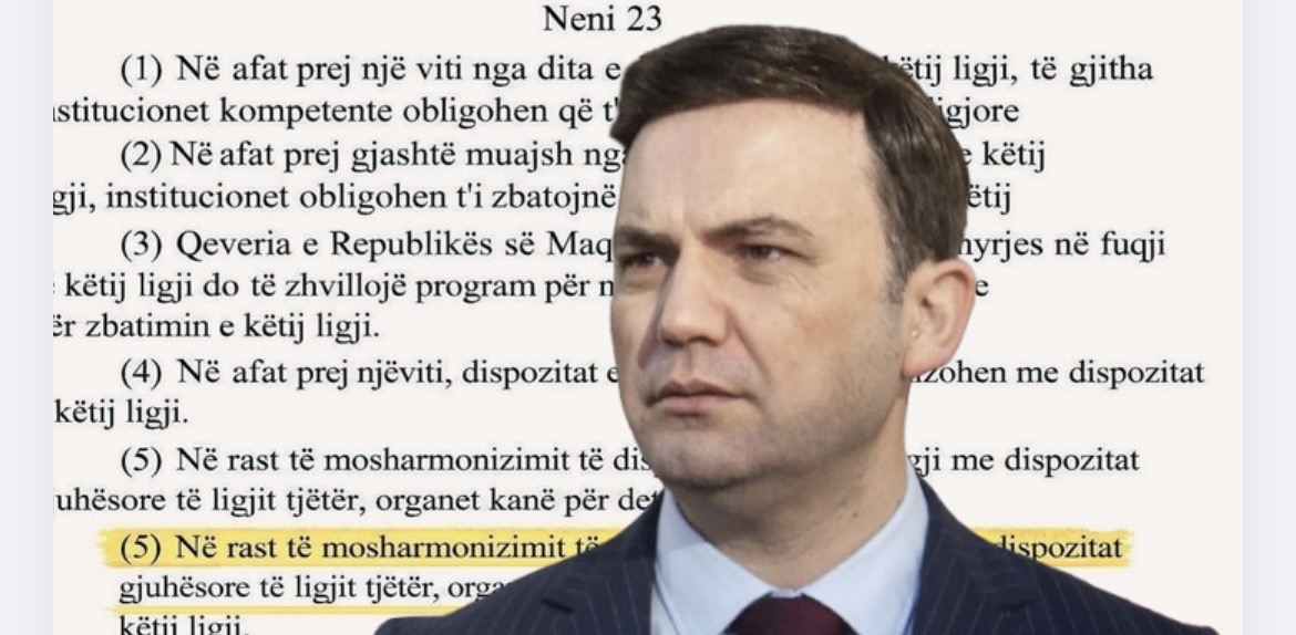 Osmani: Problemi nuk është mungesa e kornizës ligjore, por mungesa e zbatimit të saj