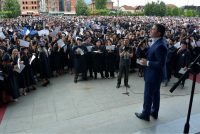 Selami Kolonja: “Me studentët, gjithmonë!” – mbështetje për kauzën studentore në Shkup