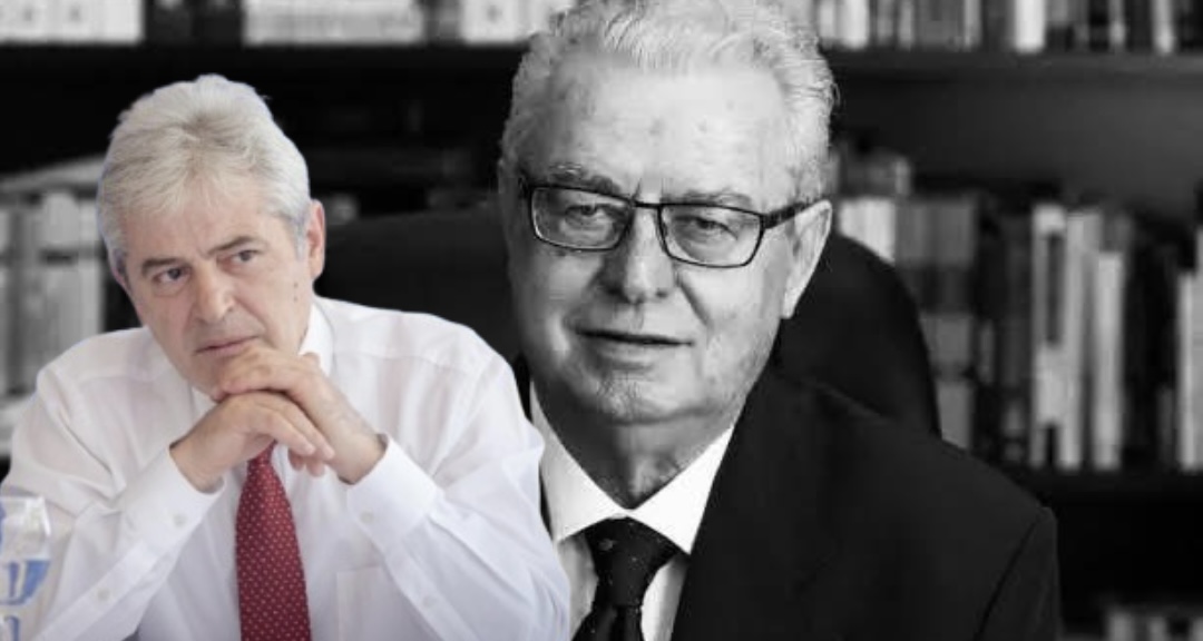 Ali Ahmeti ngushëllon për ndarjen nga jeta të Profesor Servet Pëllumbit