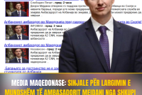 Media maqedonase: sinjale për largimin e mundshëm të ambasadorit Meidani nga Shkupi